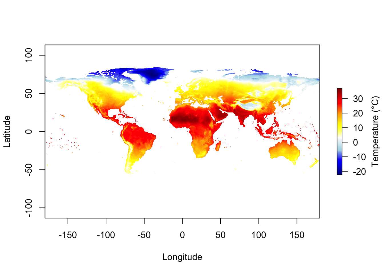 Global temperature pattern - May 2023